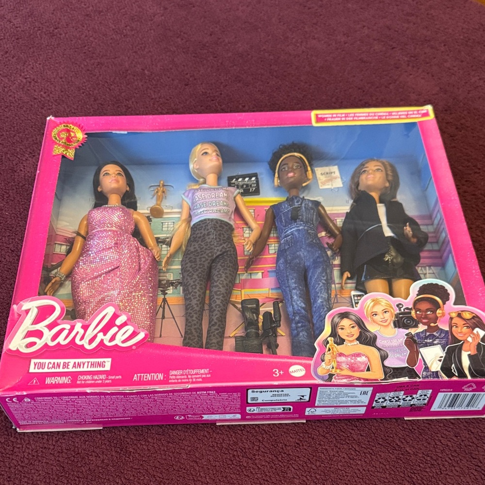 New in original box 📦 Barbie you Can be Anything 4 piece doll set